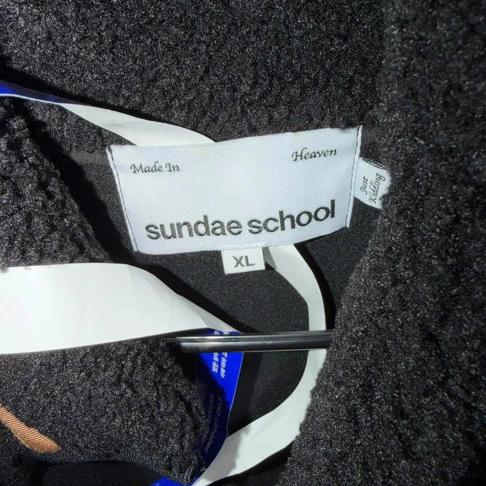 NWOT - Sundae School Milk Tea Boba Fleece (Size XL - RARE) - Picture 3 of 9